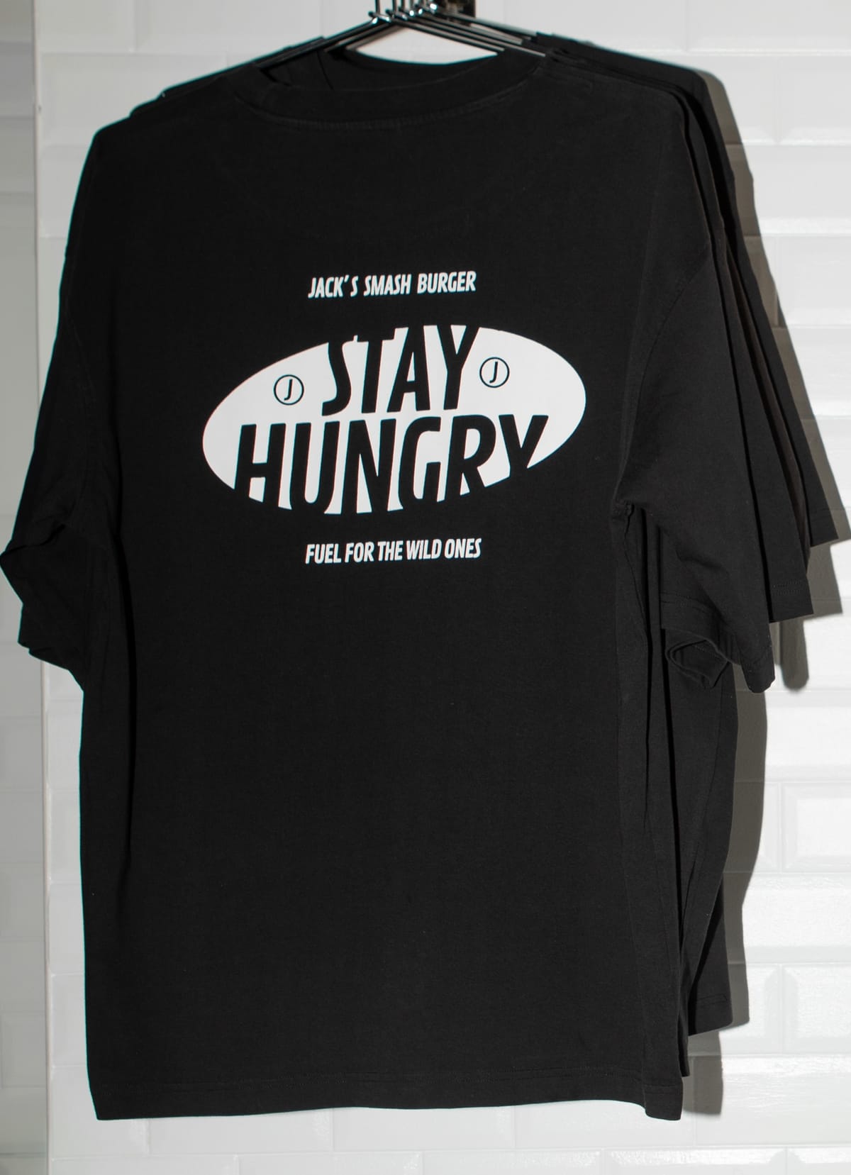 Sorteo de camisetas Jack's Stay Hungry en negro
